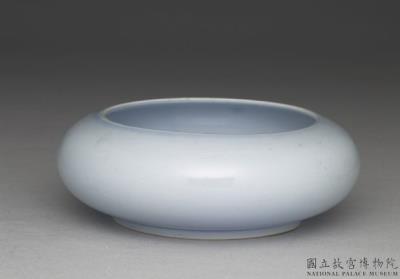 图片[2]-Brush washer with sky blue glaze, Qing dynasty, Kangxi reign (1662-1722)-China Archive